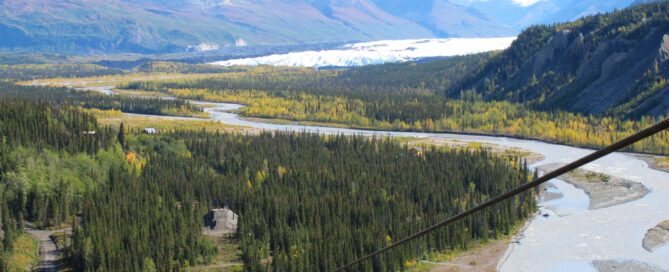 zipline over a valley