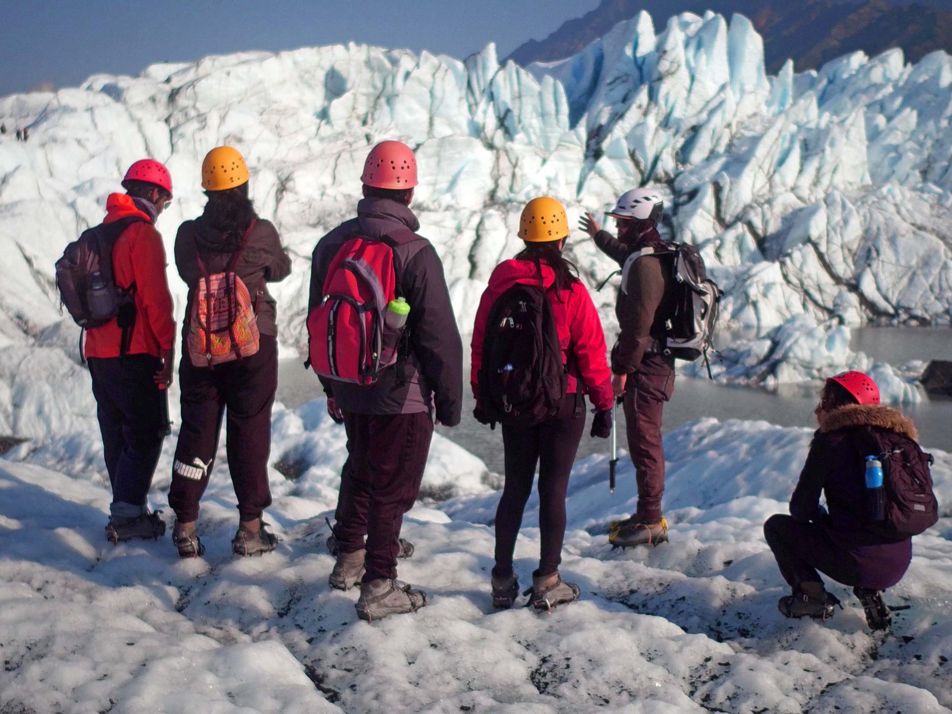 MICA Guides Ice Fall Trek