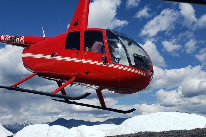 Red Robinson 44 Helicopter
