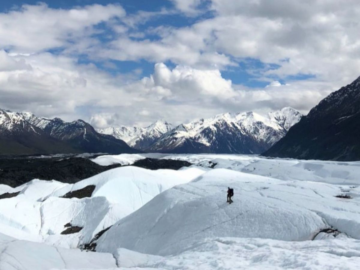 The Vastness of the Matanuska Glacier in Alaska