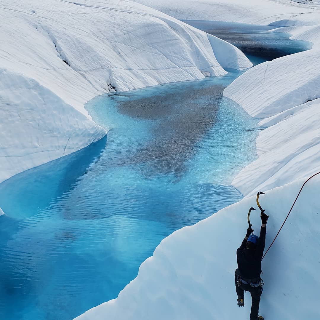 Ice climbing road trip