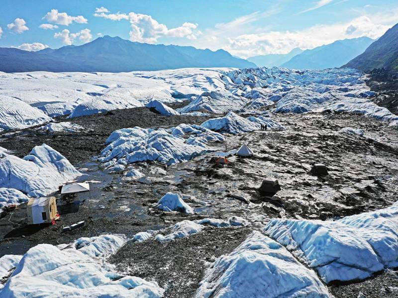 Glacier Camp on the Matanuska Glacier