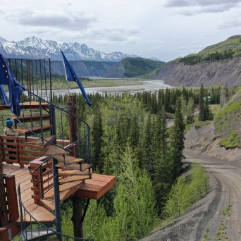 scenic overlook over zipline