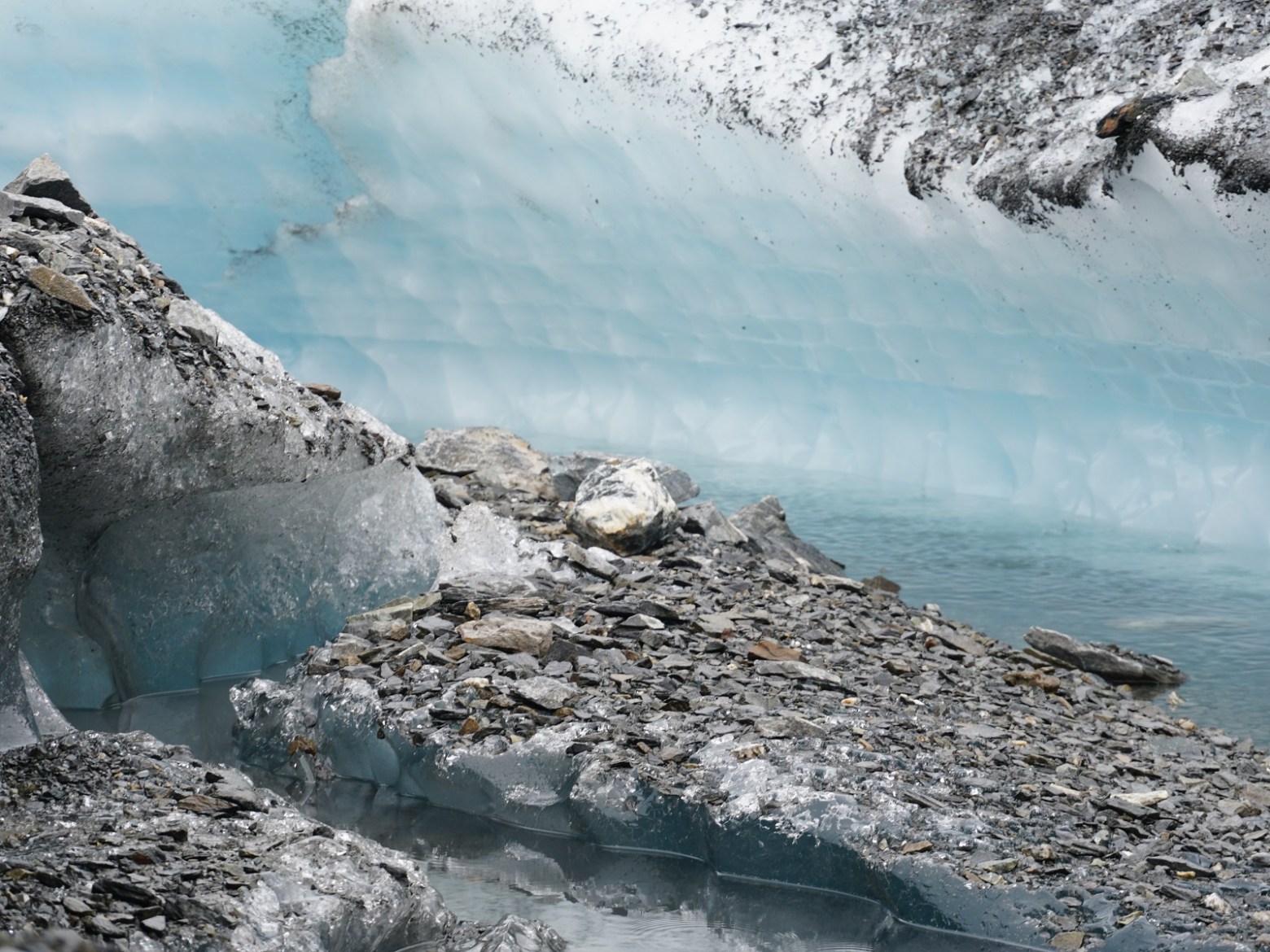 variety of glacier elements