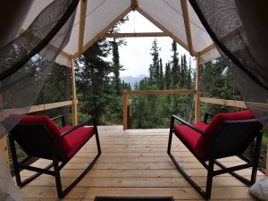 View from Alpenglow tent